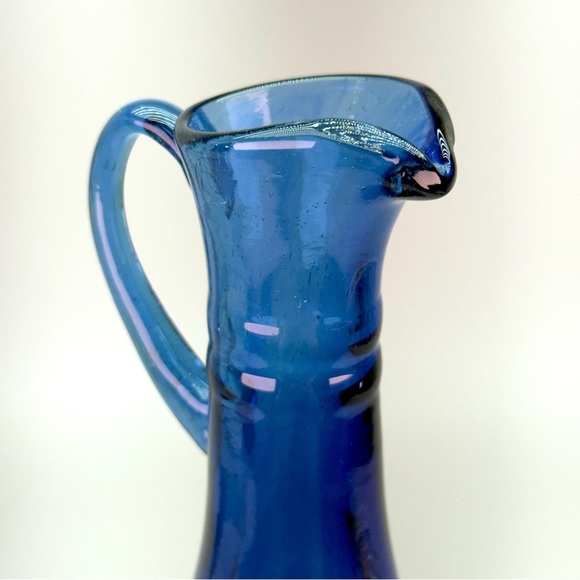 Vintage Batsheva Hand Blown 
Cobalt Blue Decanter - Picture 5 of 8